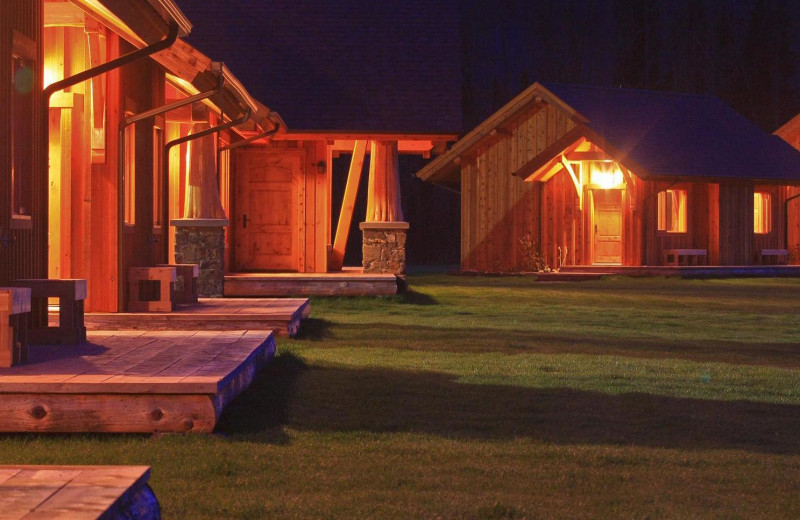 Cabins at Frontier Experience.