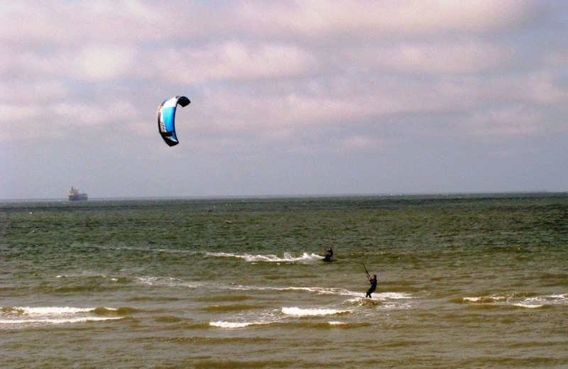 Beach activities at Virginia Beach Resort Hotel.