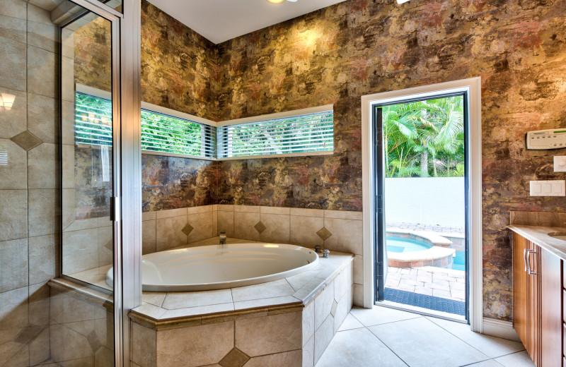 Rental bathroom at Naples Florida Vacation Homes.