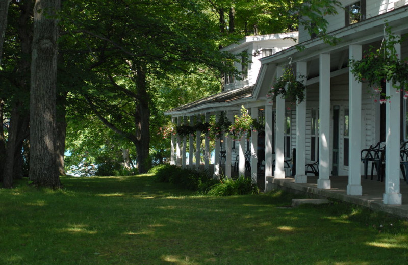 Dining hall at White Birch Lodge.