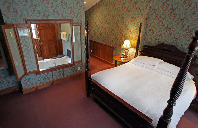 Guest room at Albergo Allegria.