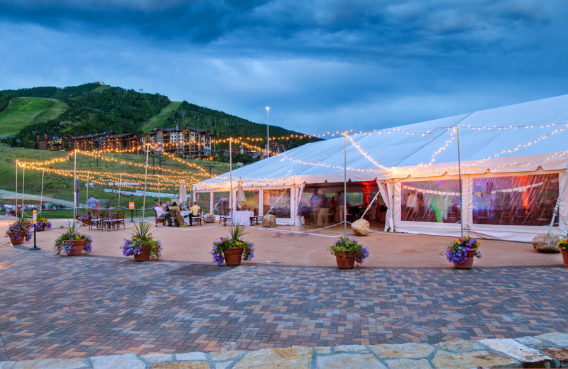 Wedding tent at Torian Plum Resort.