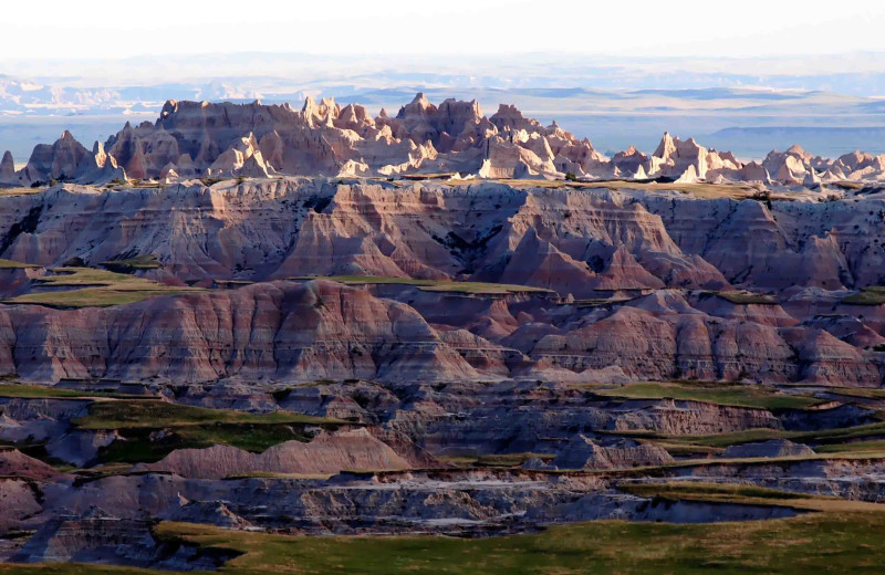 Badlands near American Pines Cabins.