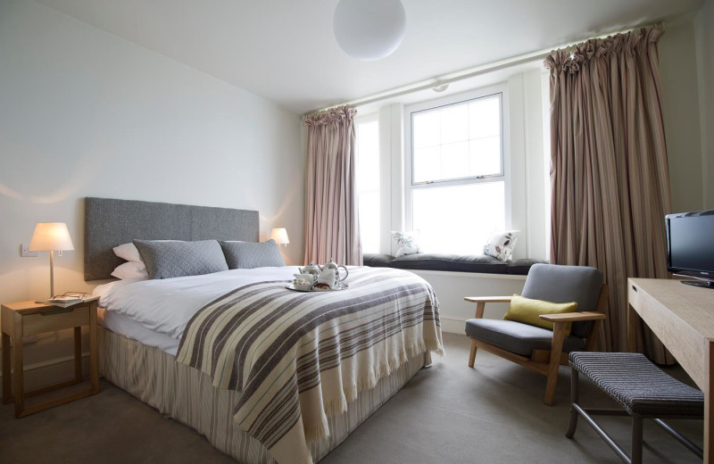 Guest room at Polurrian Hotel.