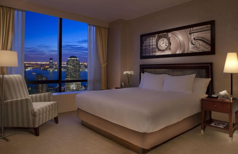 Guest room at Millennium Hilton.