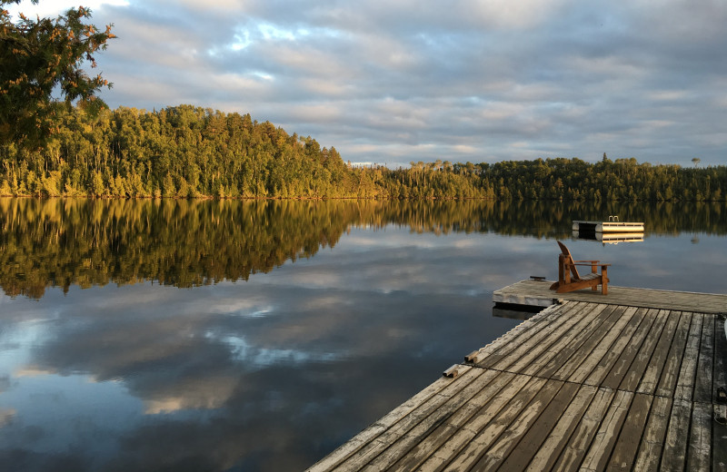 Lake view at Golden Eagle Lodge.