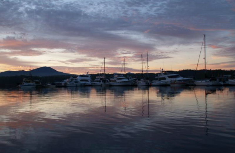 Sunset at Shearwater Resort & Marina.