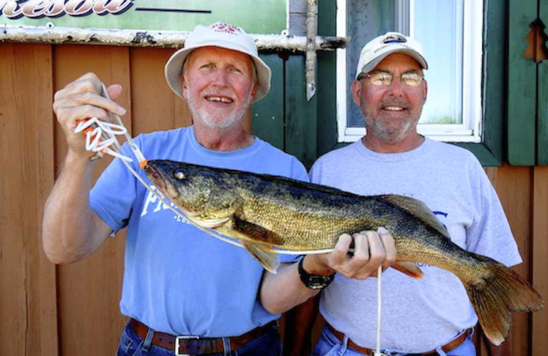 Walleye at Brennan Harbour Resort.