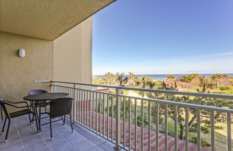 Rental balcony at Amelia Rentals and Management Services.