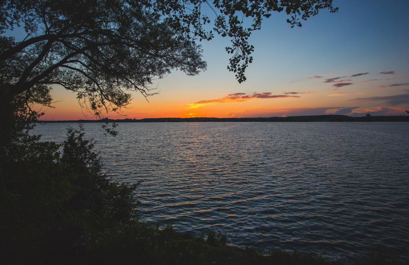 Sunset at Great Blue Resorts- Cherry Beach Resort.