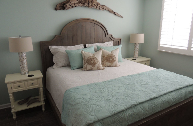 Rental bedroom at The Islander in Destin.