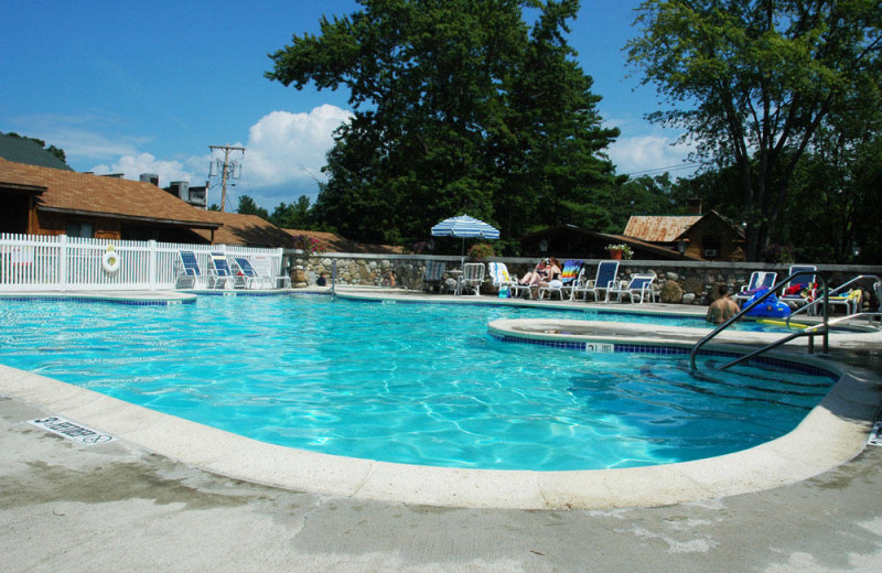 Outdoor pool at The Depe Dene Resort.