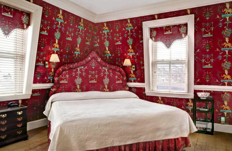 Guest room at Flag House Inn.