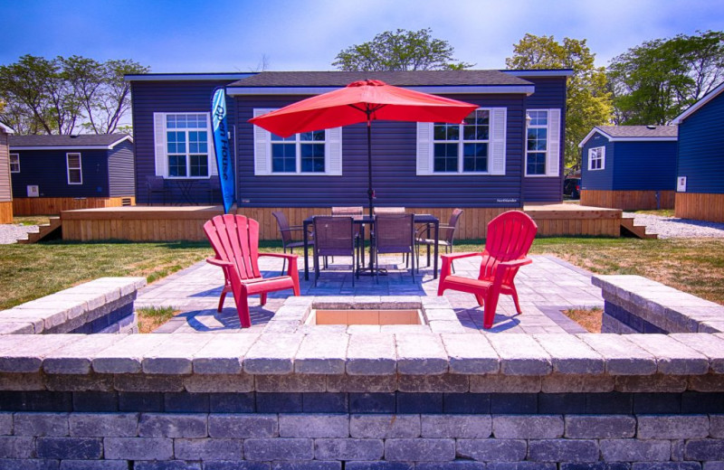 Cabin exterior at Great Blue Resorts- Vine Ridge Resort.