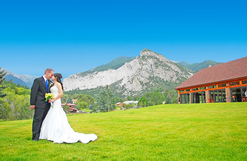 Wedding at Mt. Princeton Hot Springs Resort.