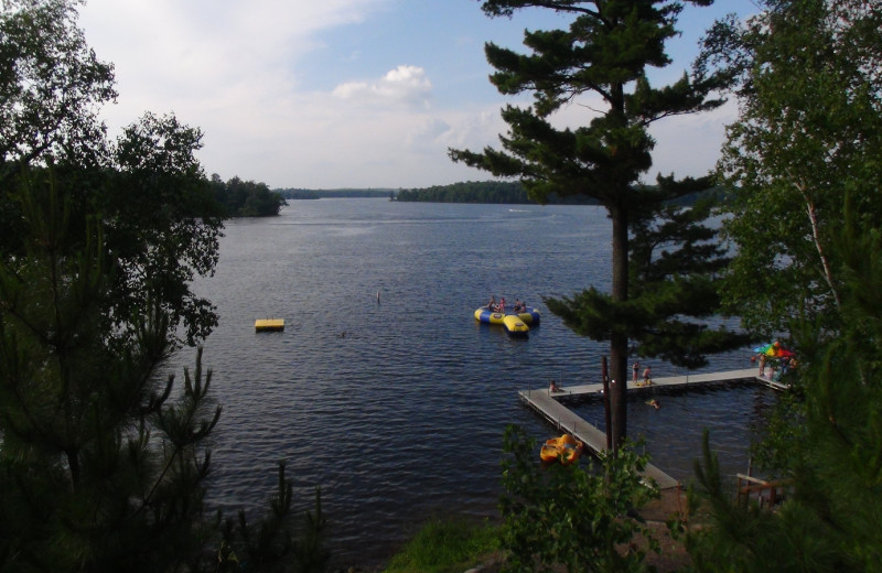 Lake view at Woodland Beach Resort.