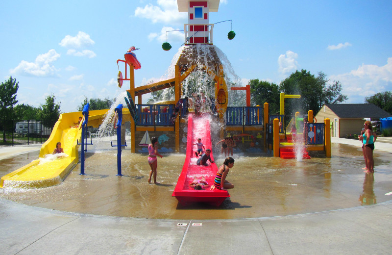 Water park at Jellystone Park at Lake Monroe.