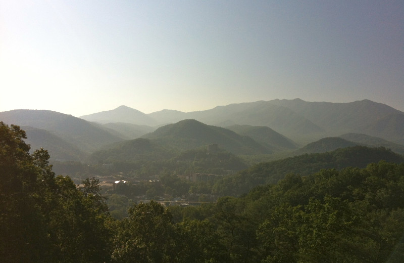 Mountains at Smoky Creek Cabin Rentals.