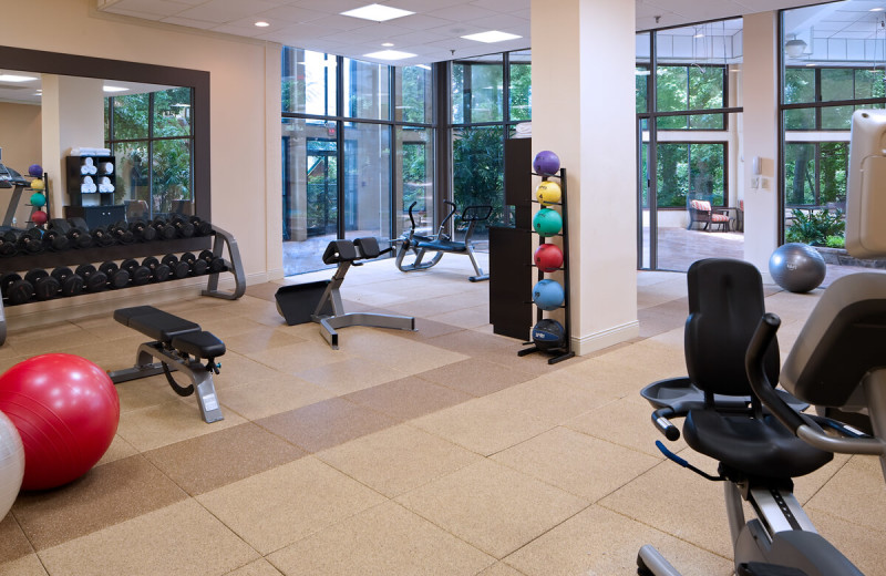 Fitness room at Park Vista Resort Hotel.