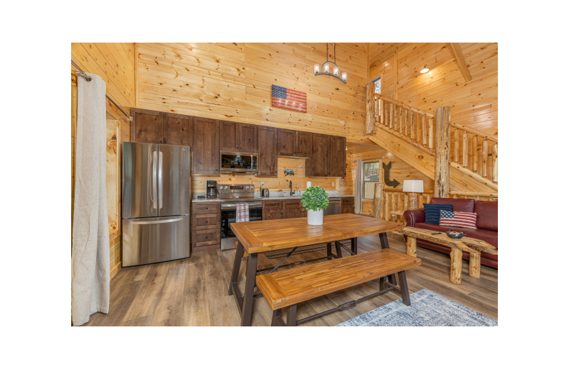 Dining area at American Patriot Getaways - Poolin' Around.