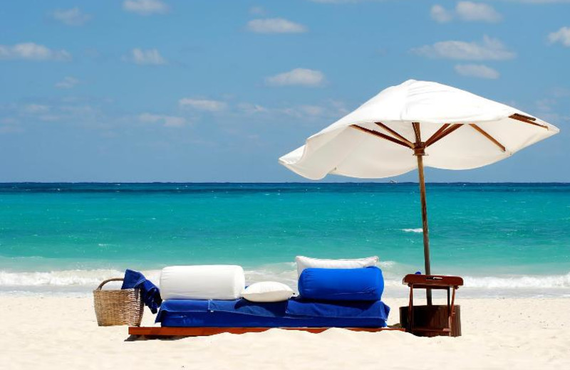The beach at The Palms of Destin Resort & Conference Center.