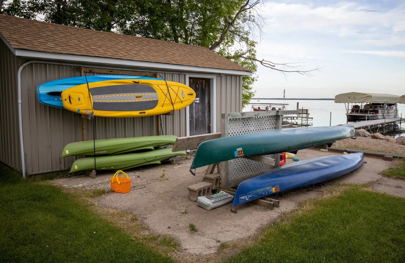 Kayak rentals at Shady Grove Resort.