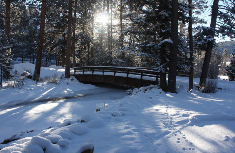 Winter at River Stone Resorts & Bear Paw Suites.