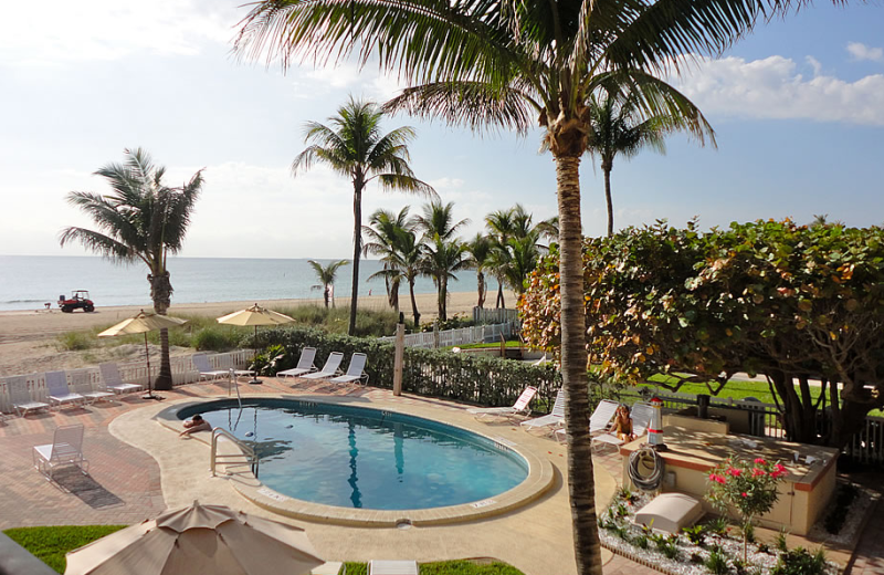 Outdoor pool at Souters Resort On The Ocean.