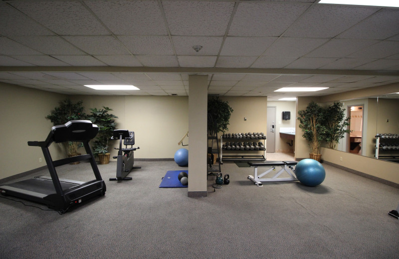 Fitness room at Tunnel Mountain Resort