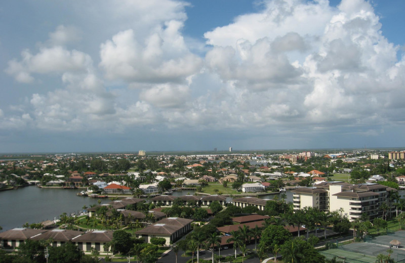 Aerial view of Sunshine Resort Rentals, LLC.