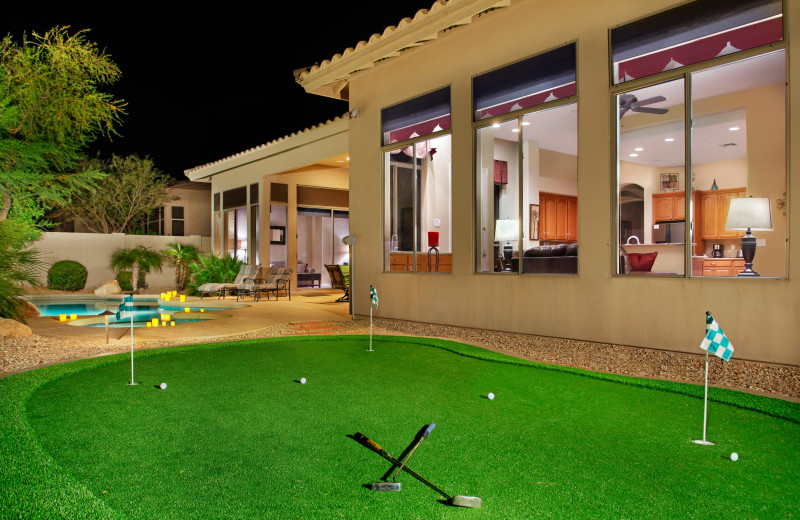 Rental mini golf at Arizona Vacation Rentals.