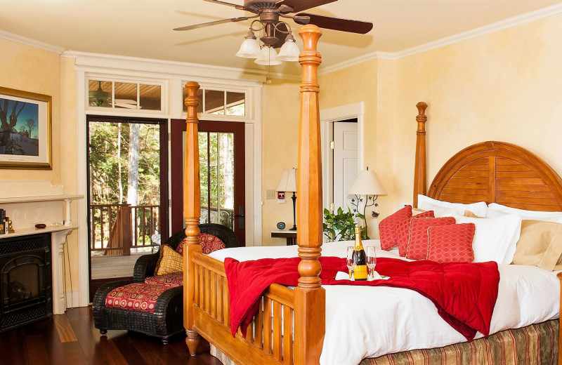 Guest room at Stowe Meadows.