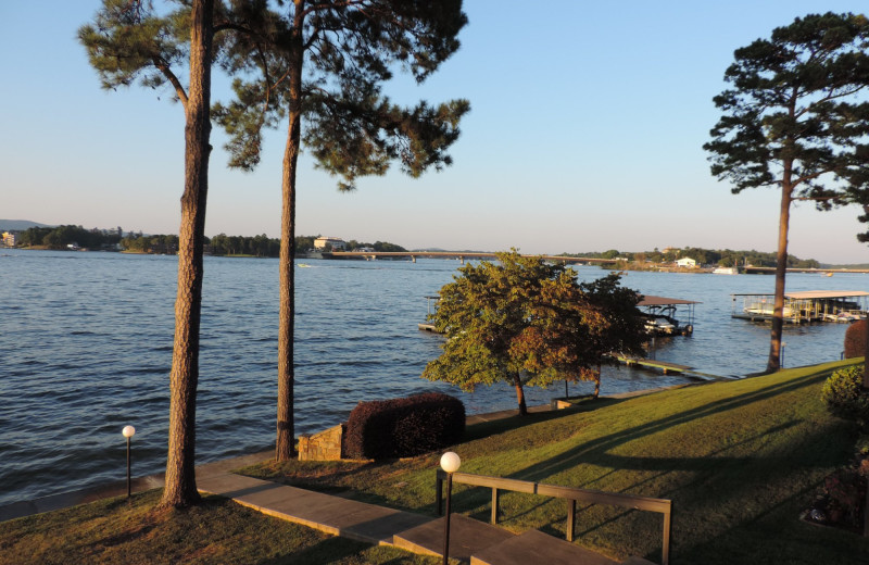 Lake view at South Shore Lake Resort.