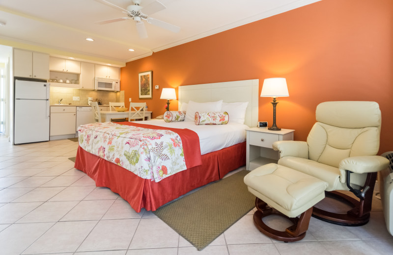 Guest room at Inn At The Beach Resort.