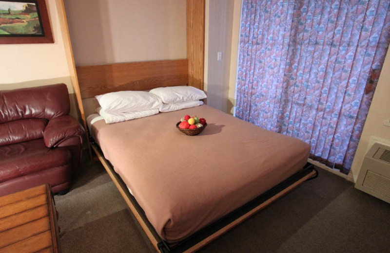 Guest room at Borgata Lodge.