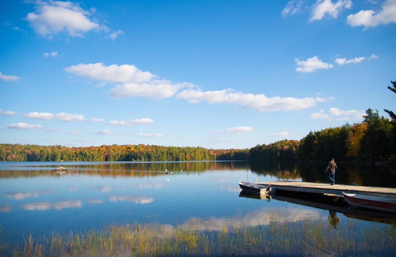 Lake view at Bonnie Lake Resort.