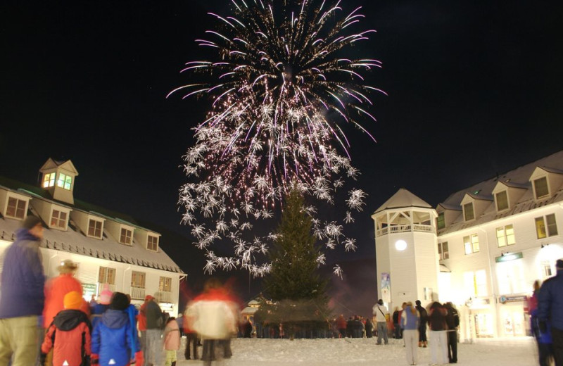 Fireworks at Black Bear Lodge.