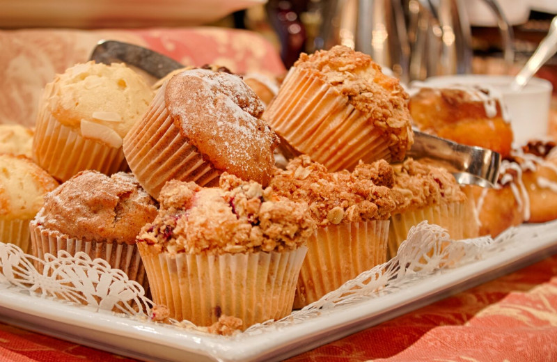 Muffins at Boar's Head Resort.