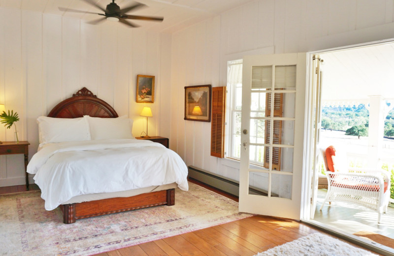 Guest room at Beltane Ranch.