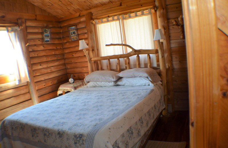 Rental bedroom at Josselyn's Sawmill, Inc.