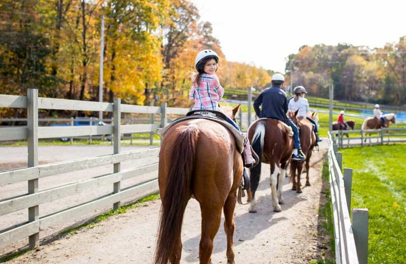Horseback riding at Rocking Horse Ranch Resort.