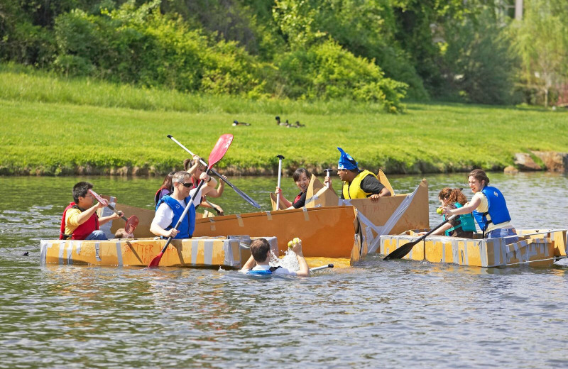 Team building activity at Boar's Head Resort.