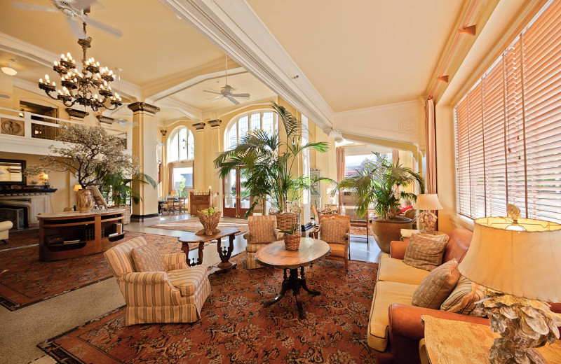 Lobby at Ashland Springs Hotel.
