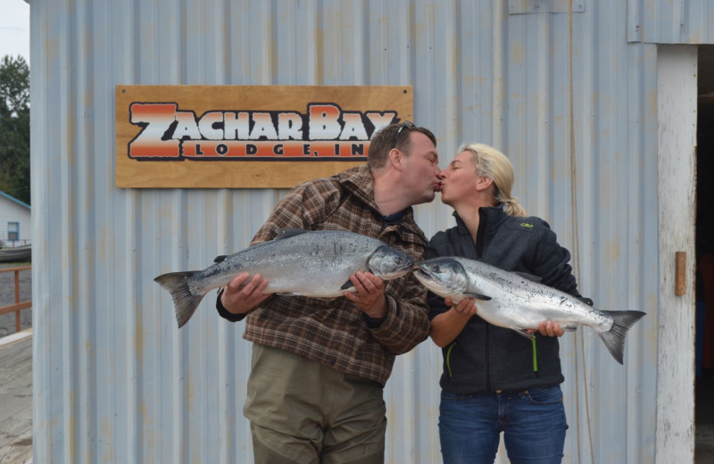 Fishing at Zachar Bay Lodge.