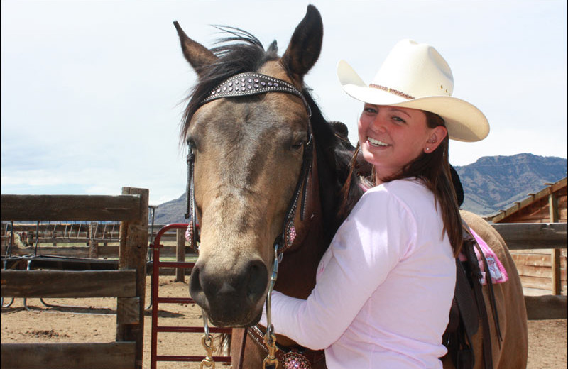 Horseback riding at Rand Creek Ranch.