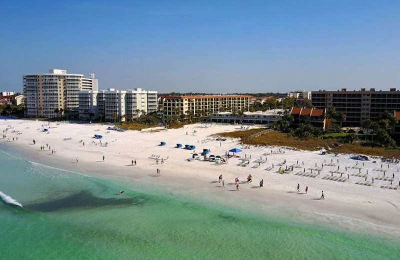 Beach at El Presidente Condos.