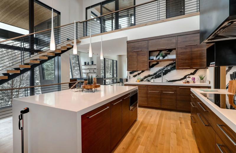 Rental kitchen at Park City Rental Properties.