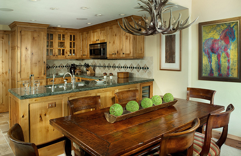 Guest kitchen at The Lodge At Vail.
