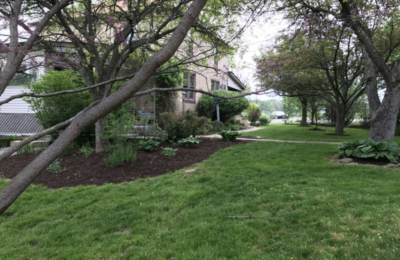 Yard at Hocking Hills Inn.