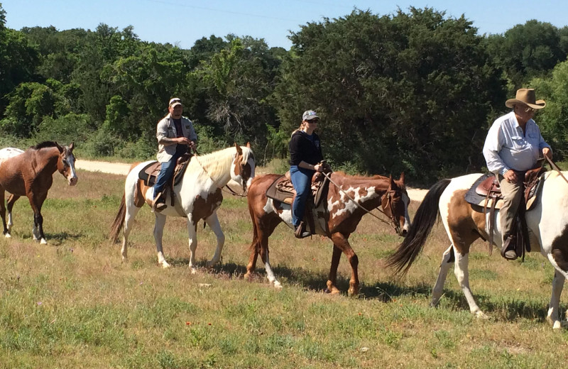 Horseback riding at Hideaway Ranch & Retreat.